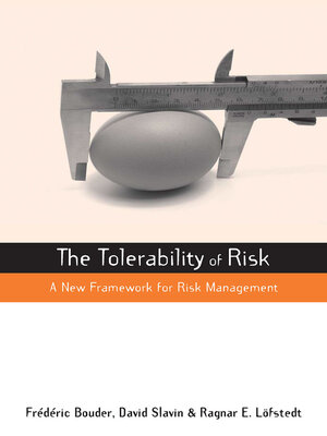 cover image of The Tolerability of Risk